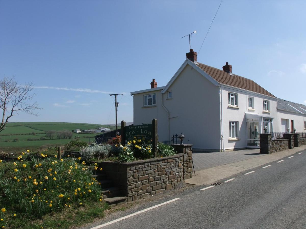 Erw-Lon Farm Bed & Breakfast Pontfaen Bagian luar foto